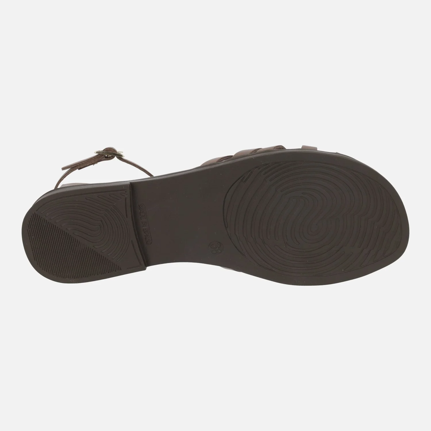 Sandalias planas cerradas de talón con pulsera al tobillo - Image 6