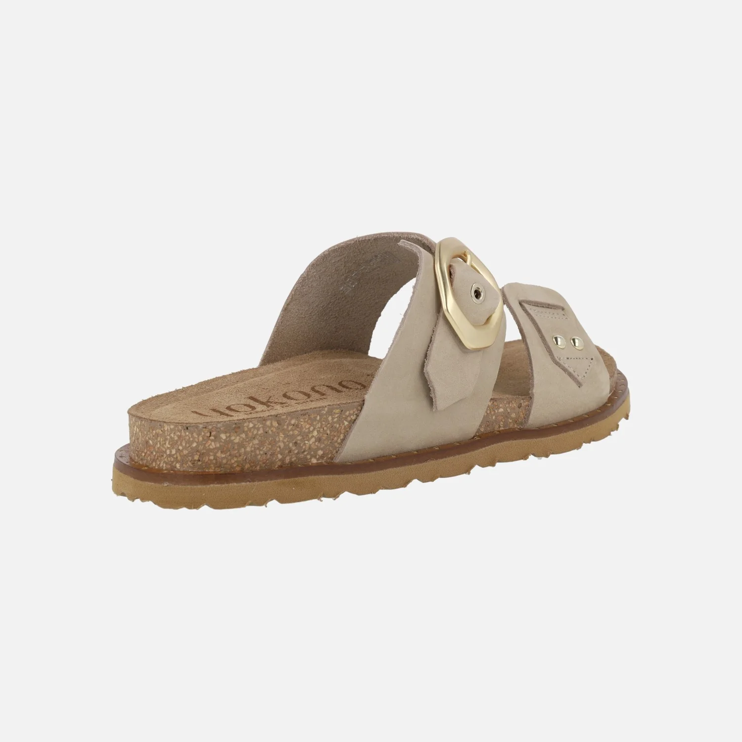Sandalias planas de piel Bolus 254 con hebilla asimétrica - Image 10