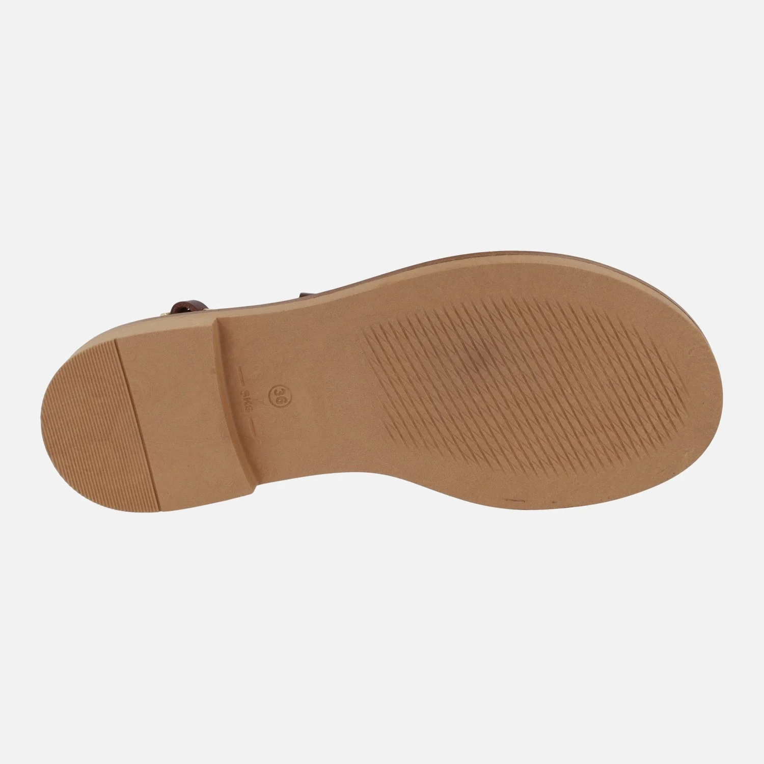 Sandalias planas de piel con adorno de monedas - Image 12
