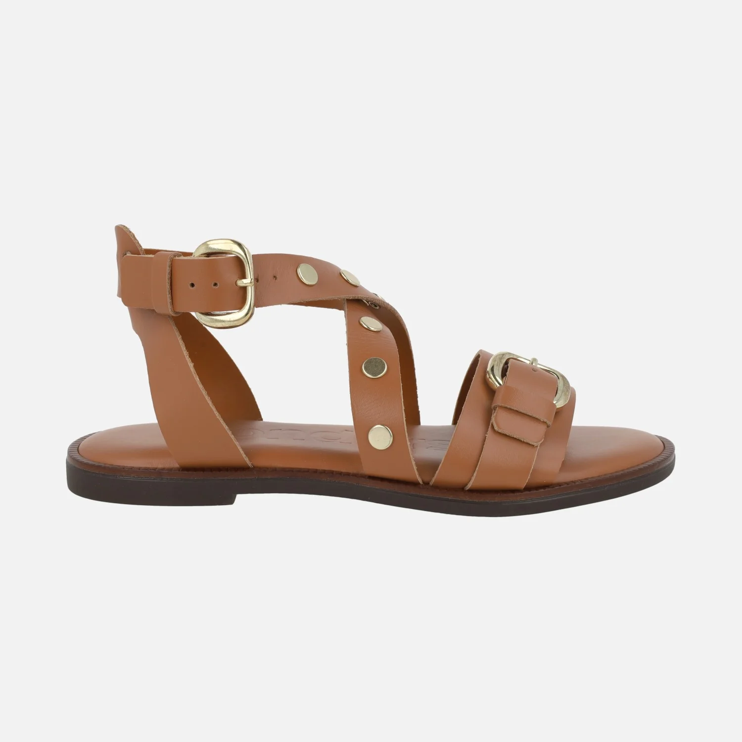 Sandalias planas de piel con tachas Kora 42 - Image 7