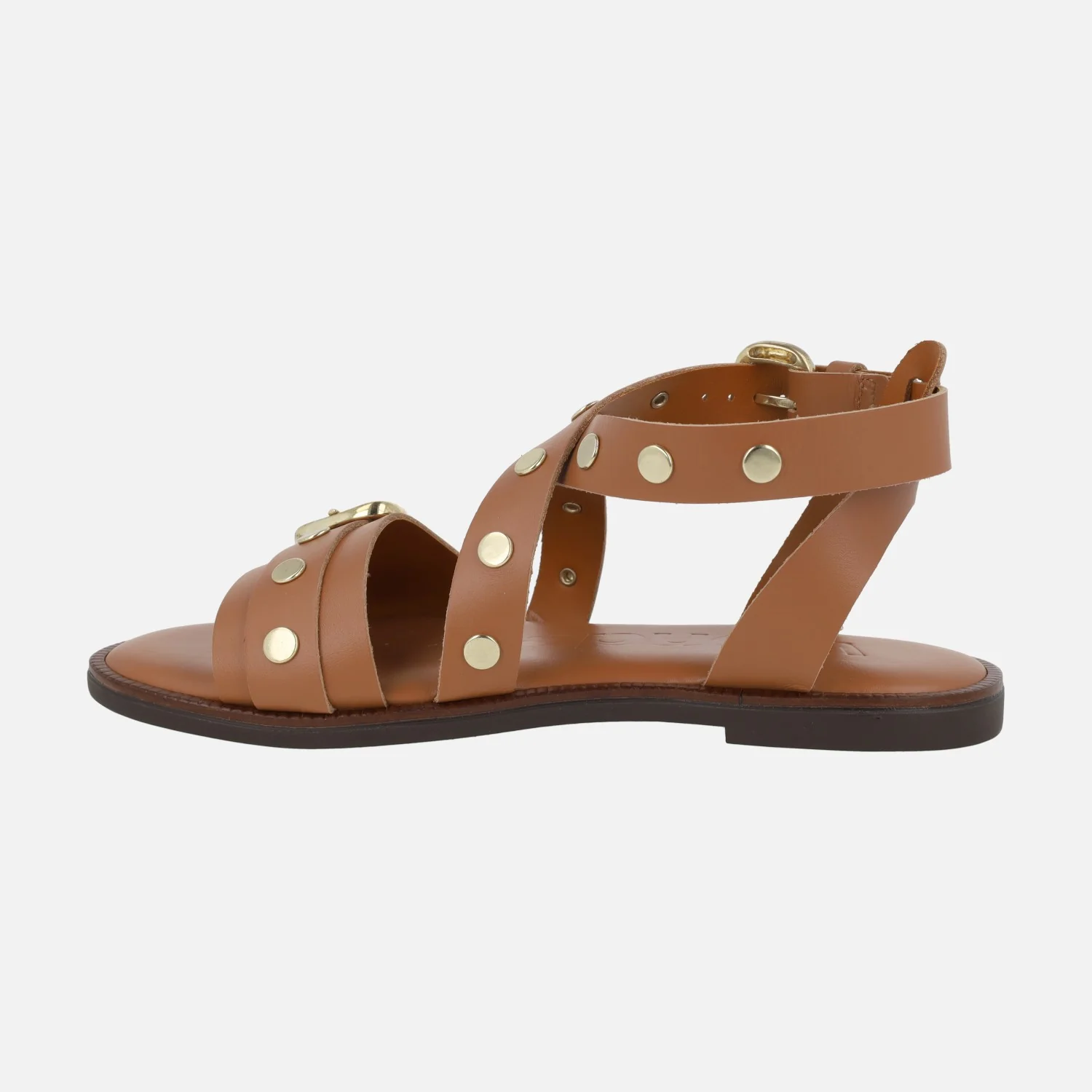 Sandalias planas de piel con tachas Kora 42 - Image 9