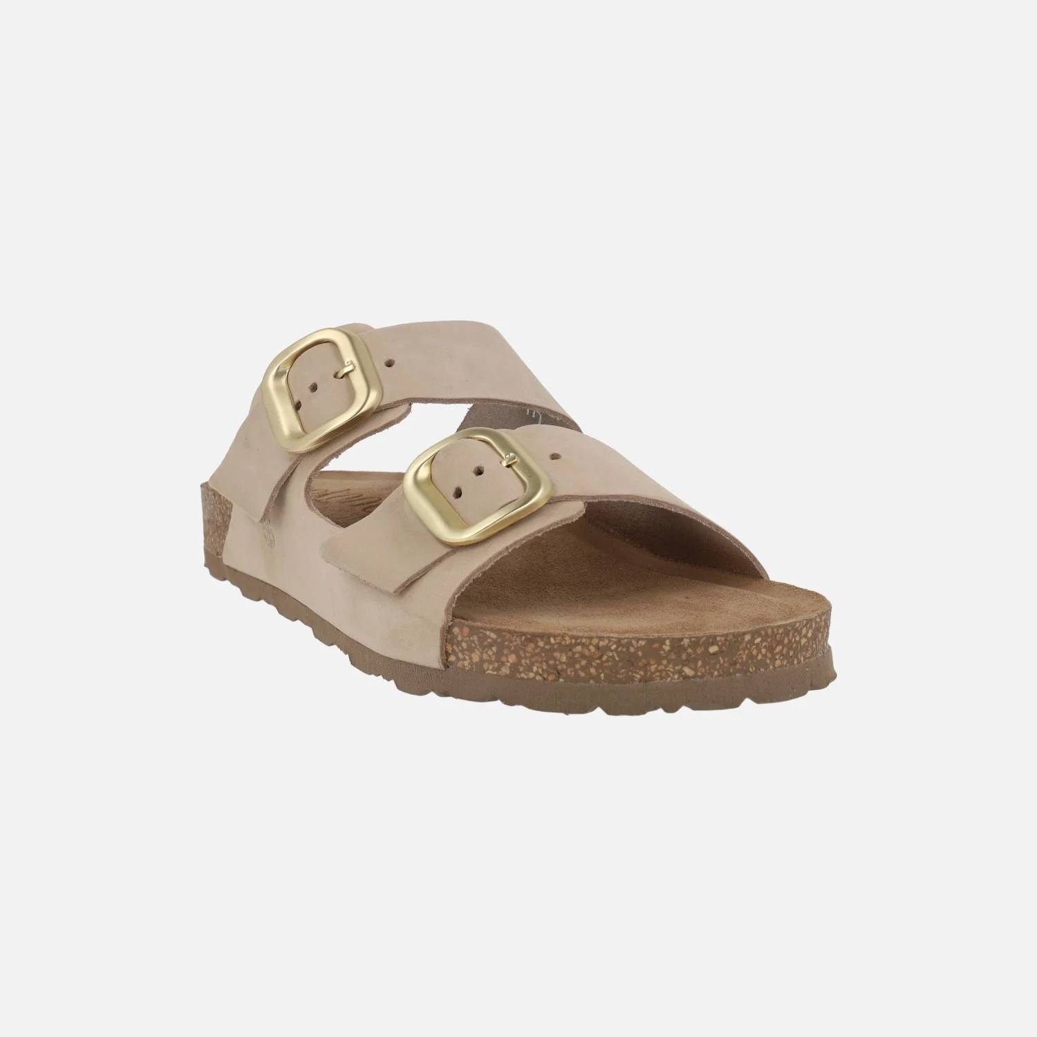 Sandalias planas de piel nobuck con hebillas Jerba 700 - Image 2