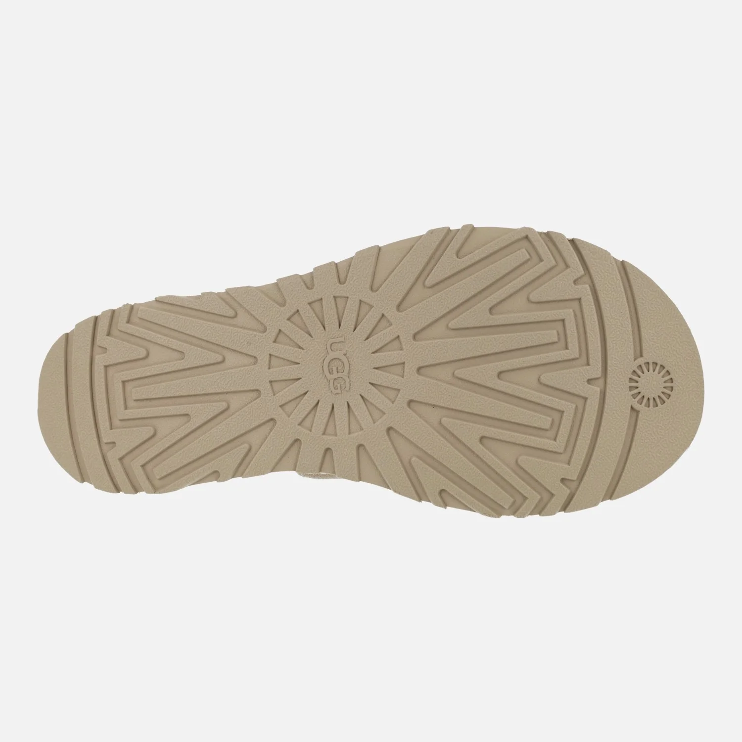 Sandalias planas destalonadas en ante beige Goldengaze Slide - Image 6