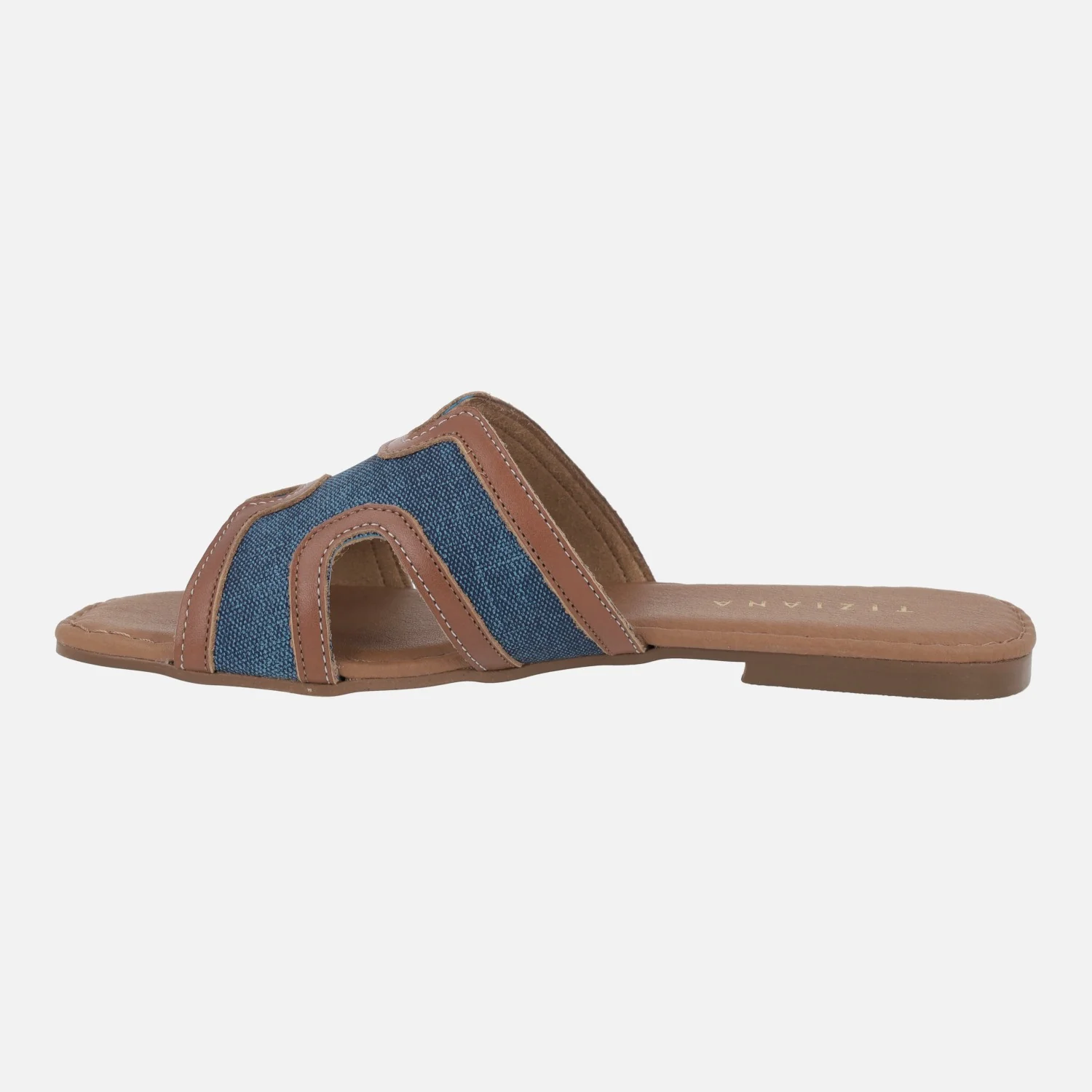 Sandalias planas en combinado bicolor - Image 3