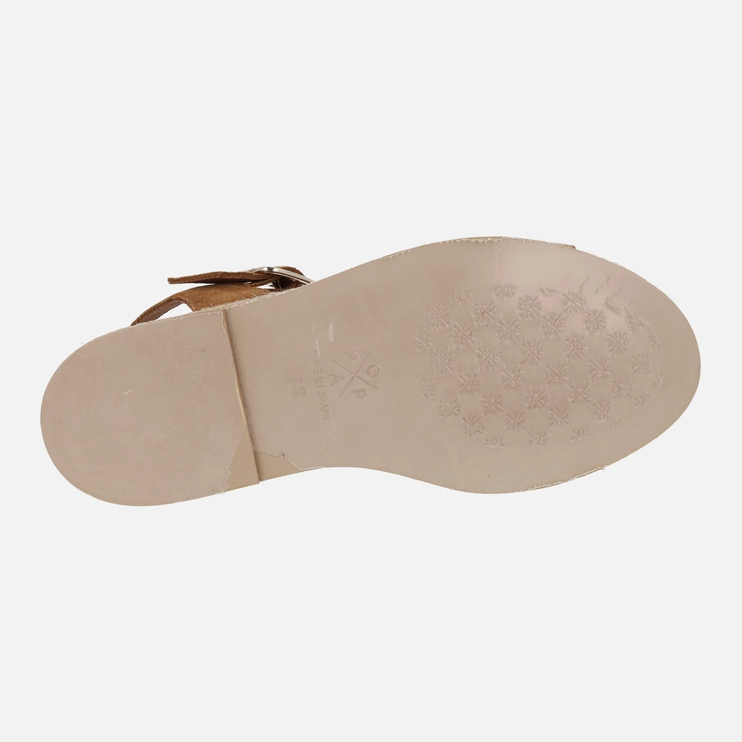 Sandalias planas en serraje cuero Leyte - Image 6