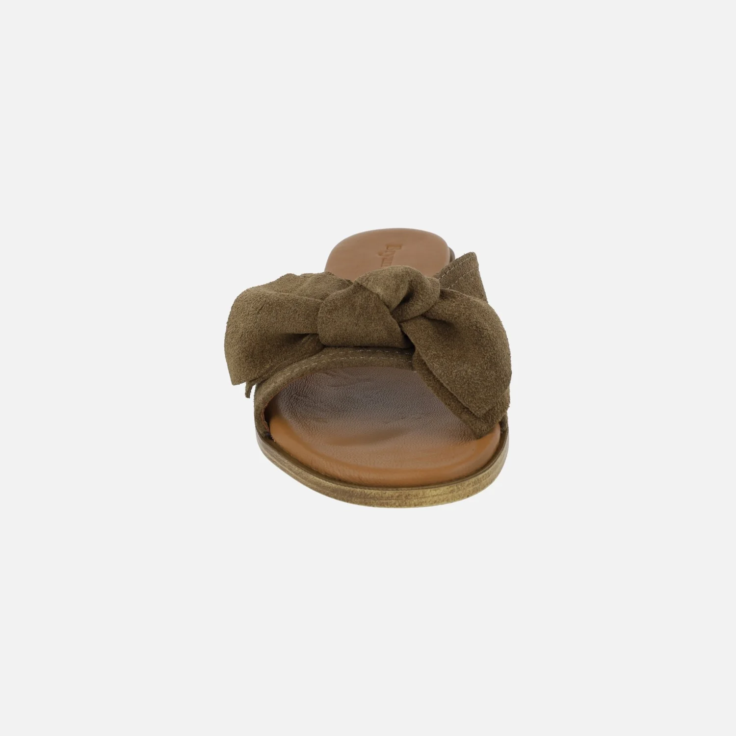 Sandalias planas estilo palas en serraje con lazo - Image 6