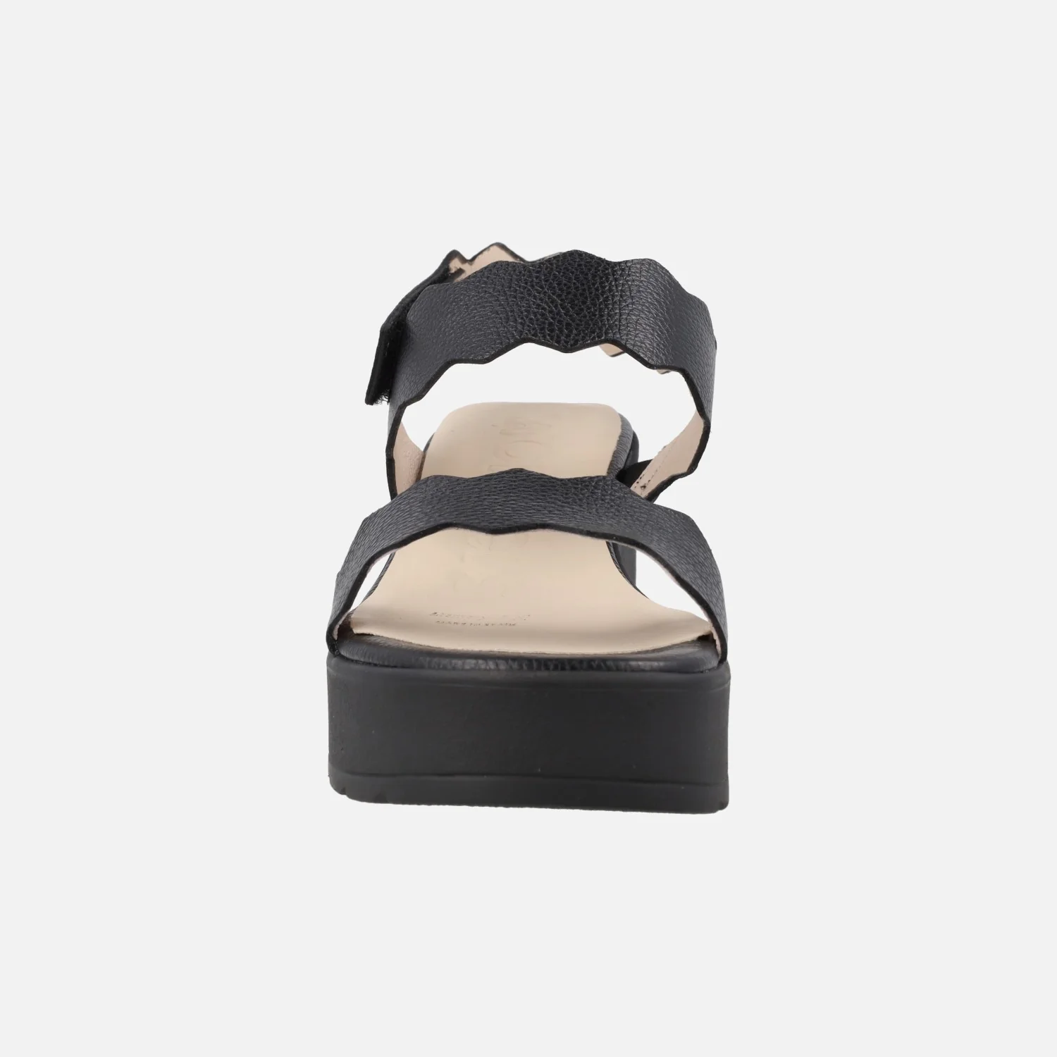 Sandalias Purpura de piel con cuña WondersFLY - Image 13