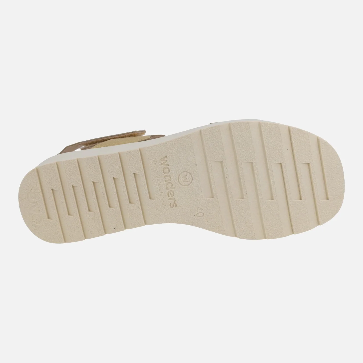Sandalias Purpura de piel con cuña WondersFLY - Image 7
