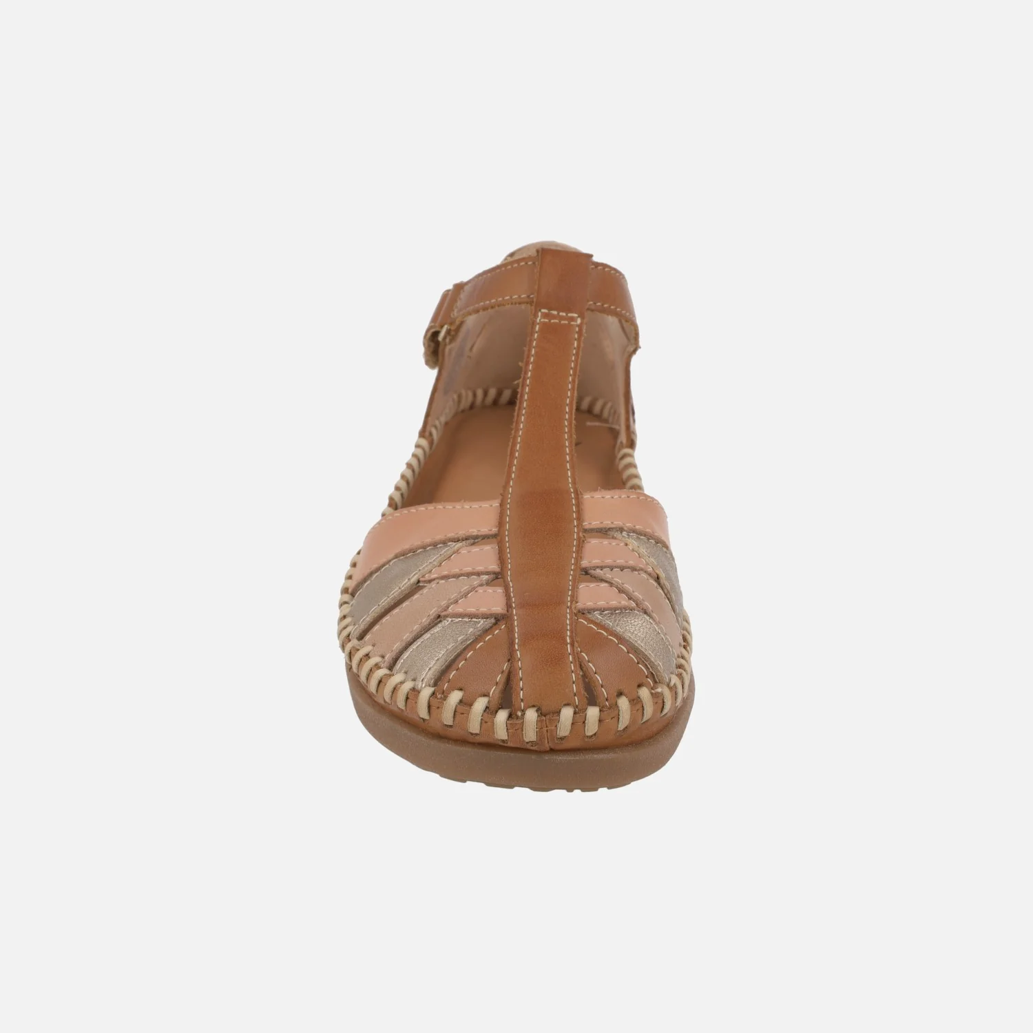 Sandalias semi abiertas en combinado de color Cadaques - Image 5