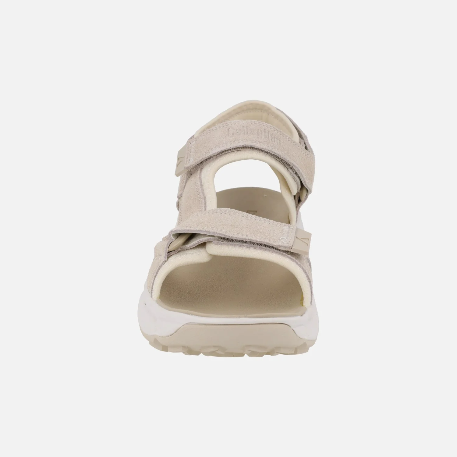 Sandalias Wallander en combinado marfil con velcros ajustables - Image 5