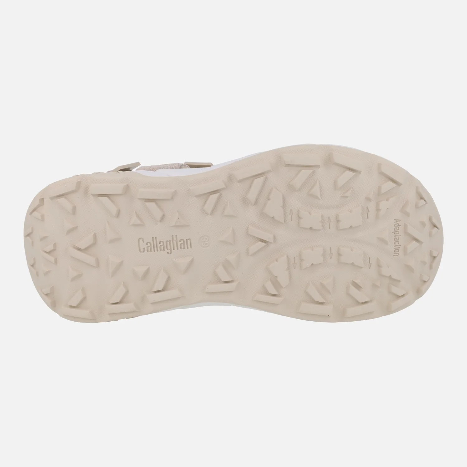 Sandalias Wallander en combinado marfil con velcros ajustables - Image 6