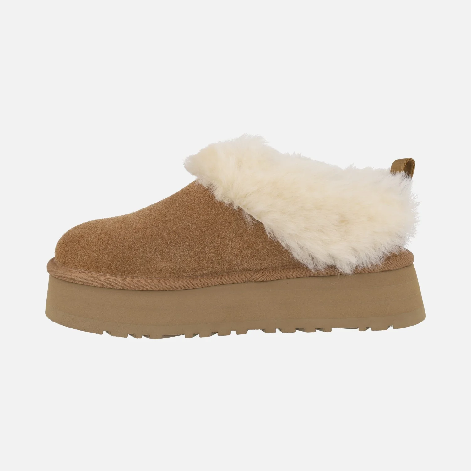 Ugg Tazzelle chesnut con vuelta de pelo y plataforma - Image 3