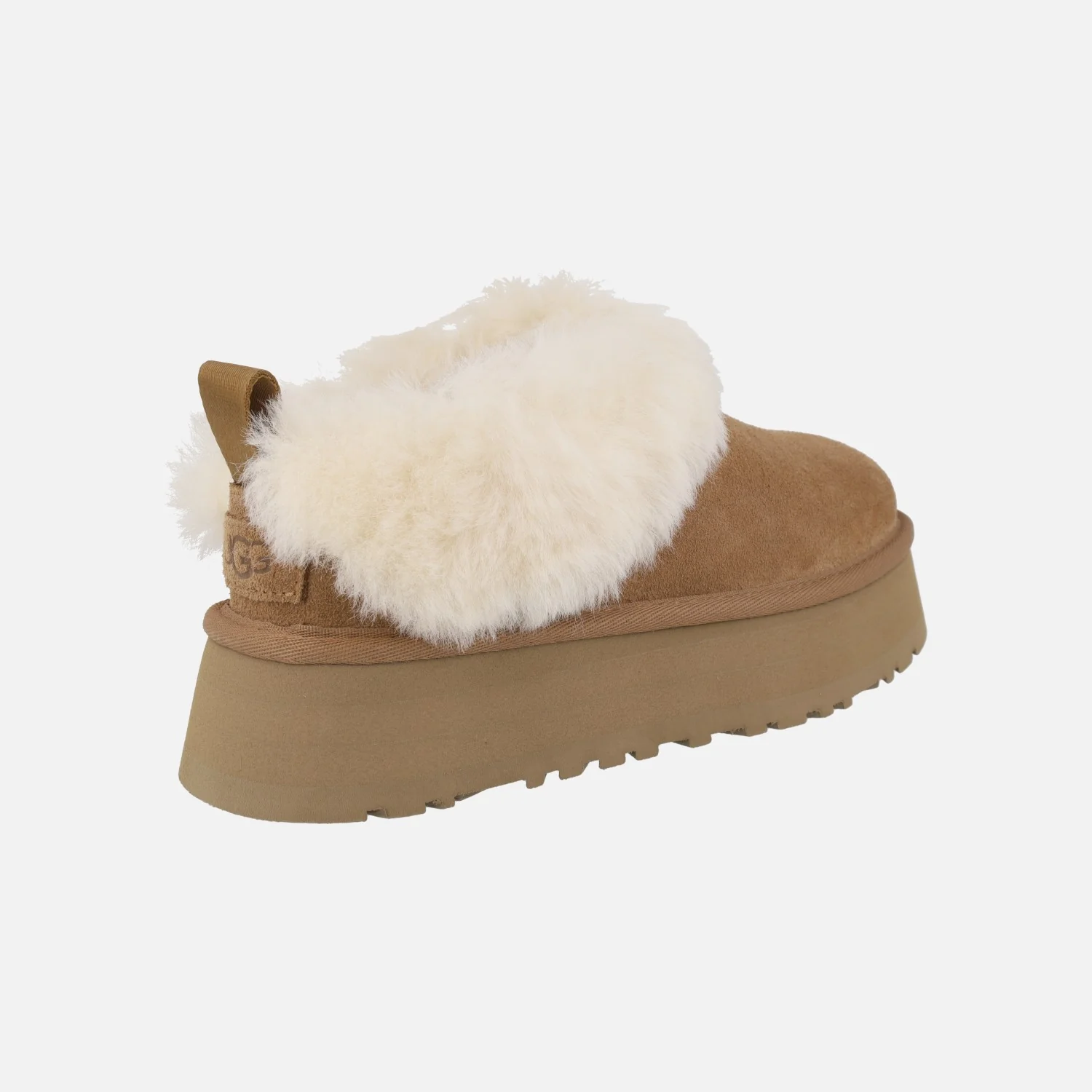 Ugg Tazzelle chesnut con vuelta de pelo y plataforma - Image 4