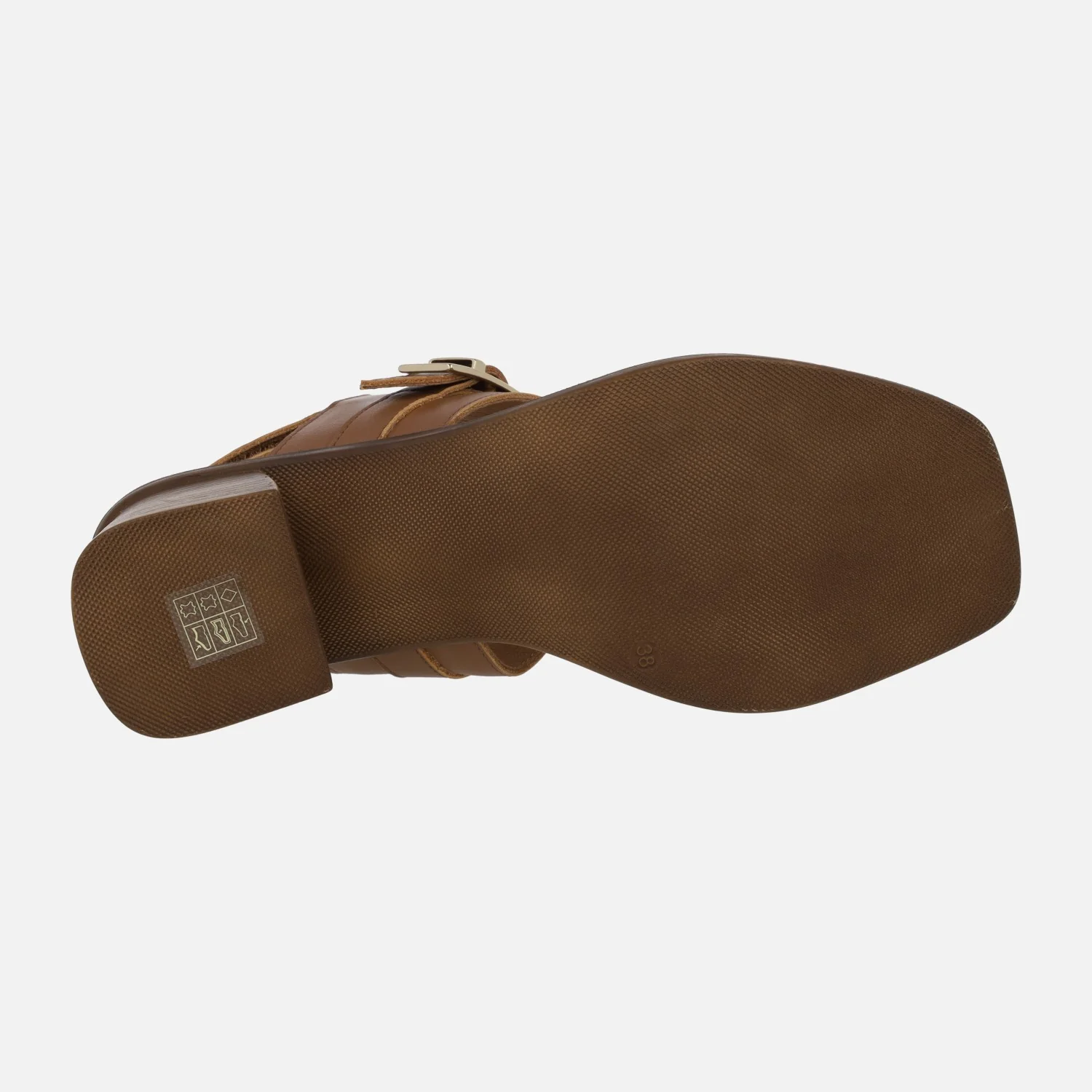 Sandalias de piel con hebilla decorativa y cierre de velcro - Image 10