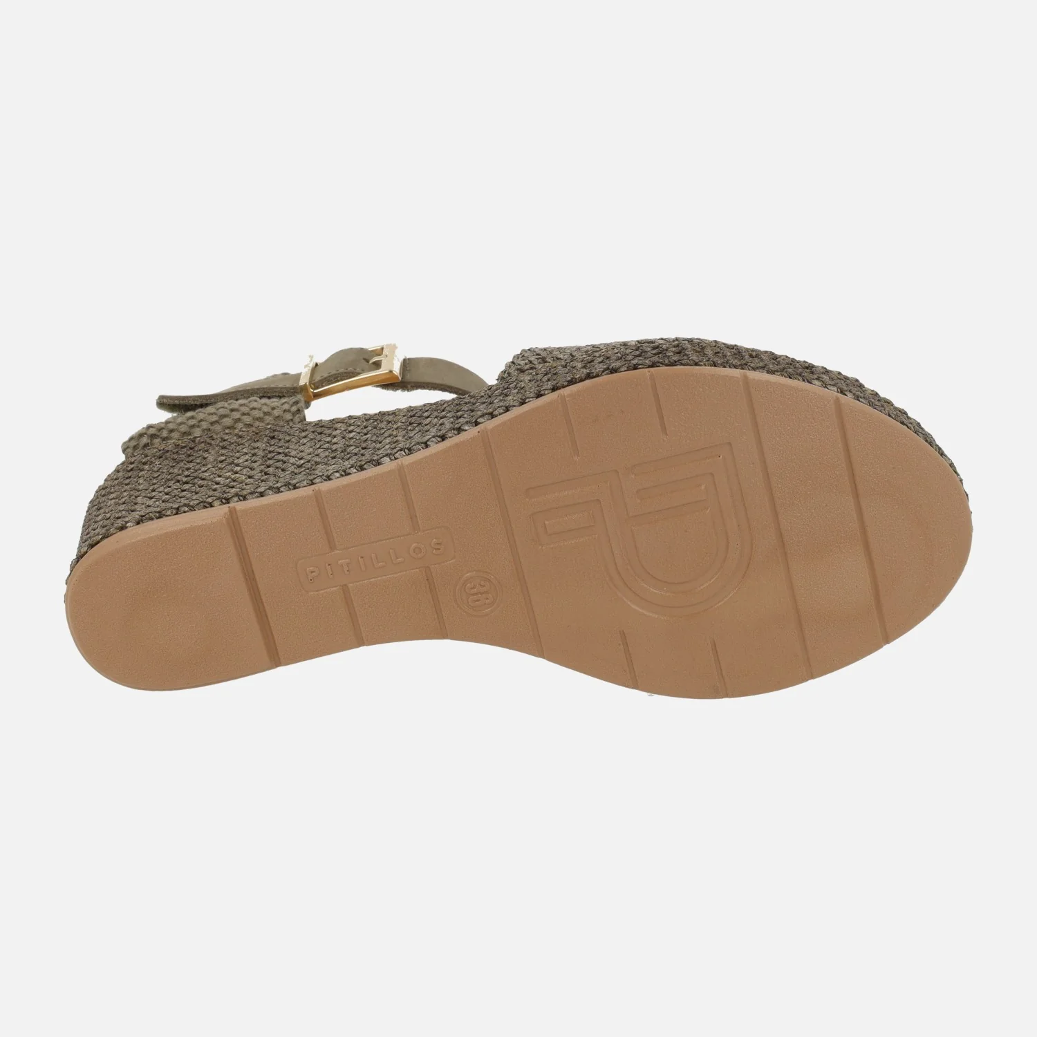 Zapatillas abiertas de puntera en tejido rafia con pulsera al tobillo - Image 12
