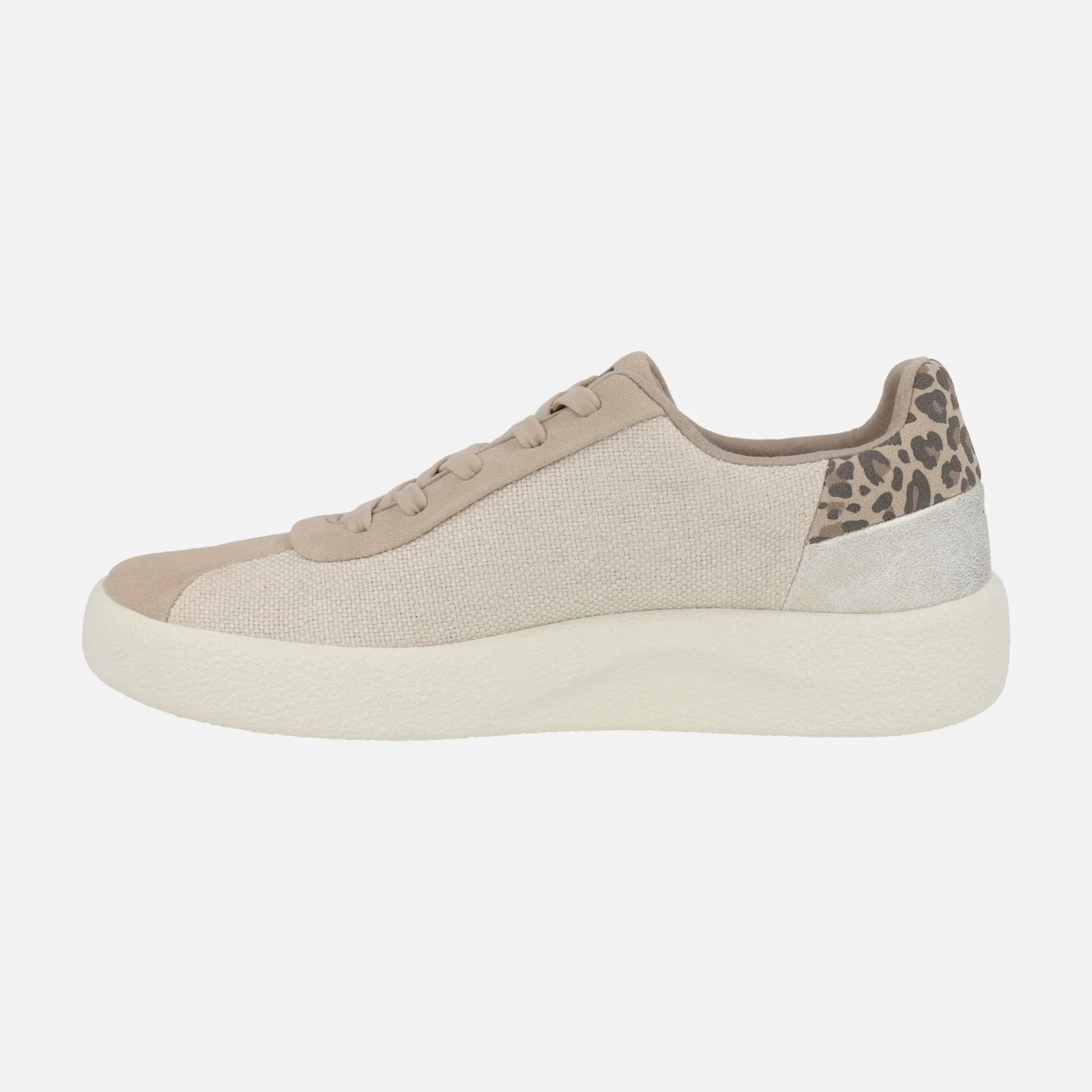 Zapatillas Adyro Cheetah beige con talonera animal print - Image 3