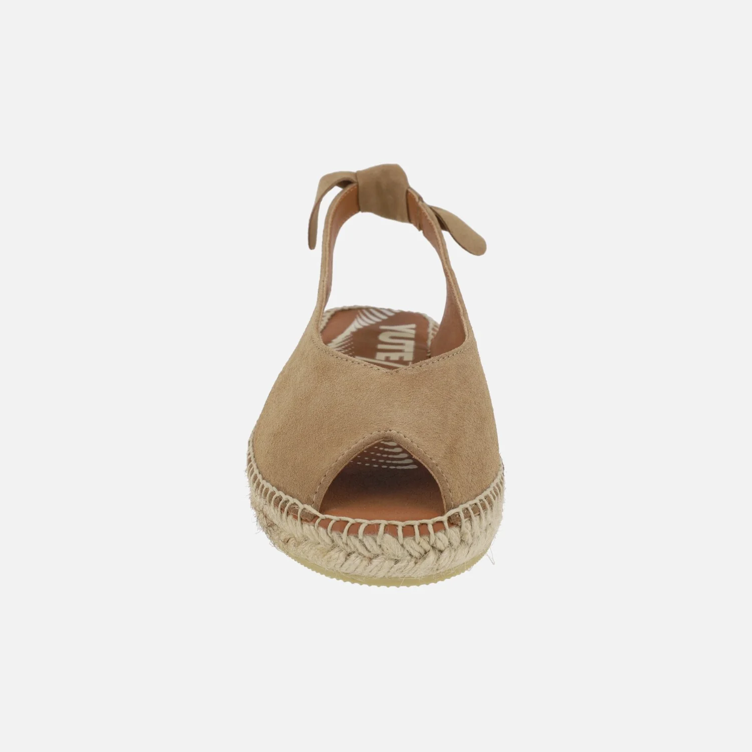 Zapatillas bajas de esparto destalonadas con detalle de lazo - Image 5