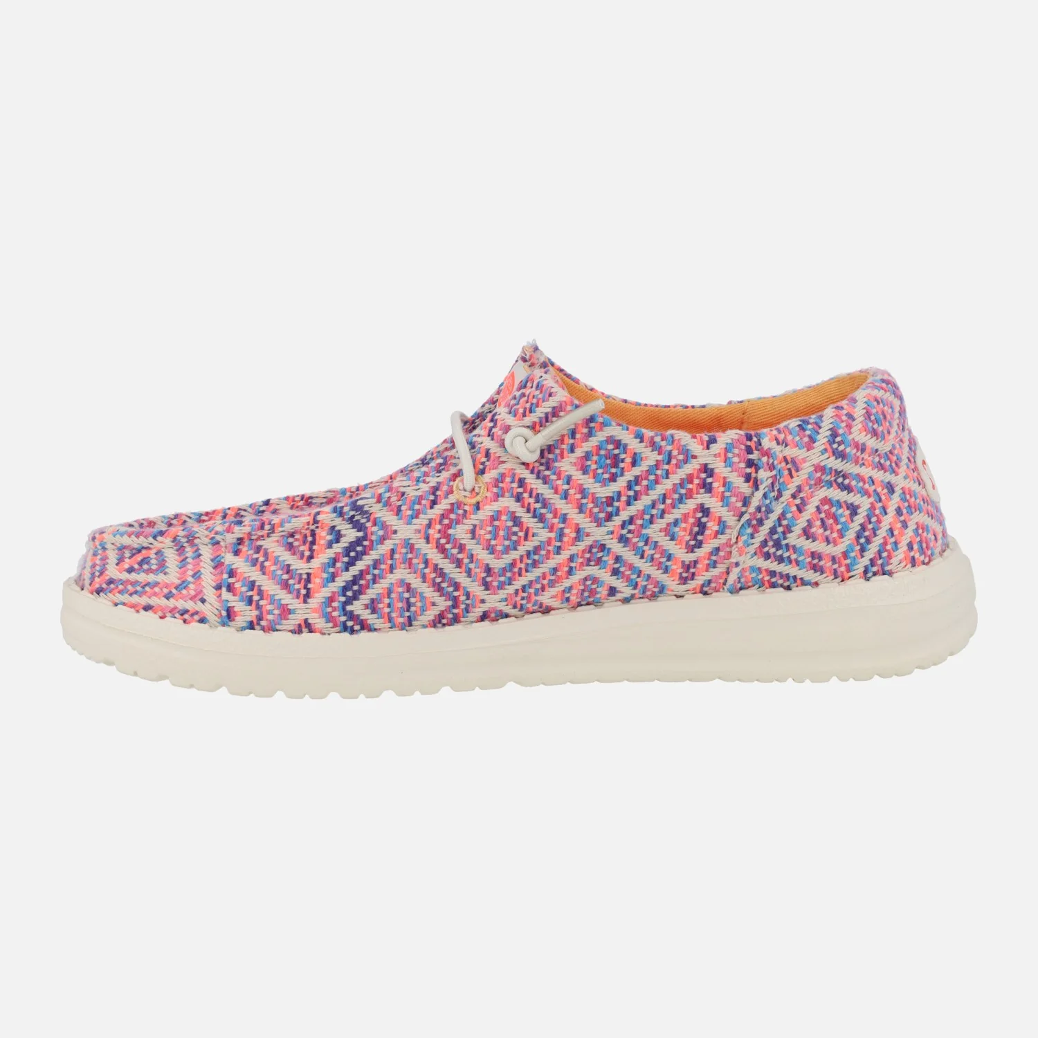 Zapatillas bordadas Hey Dude Wendy Funk surf baja en combinado rosa - Image 5
