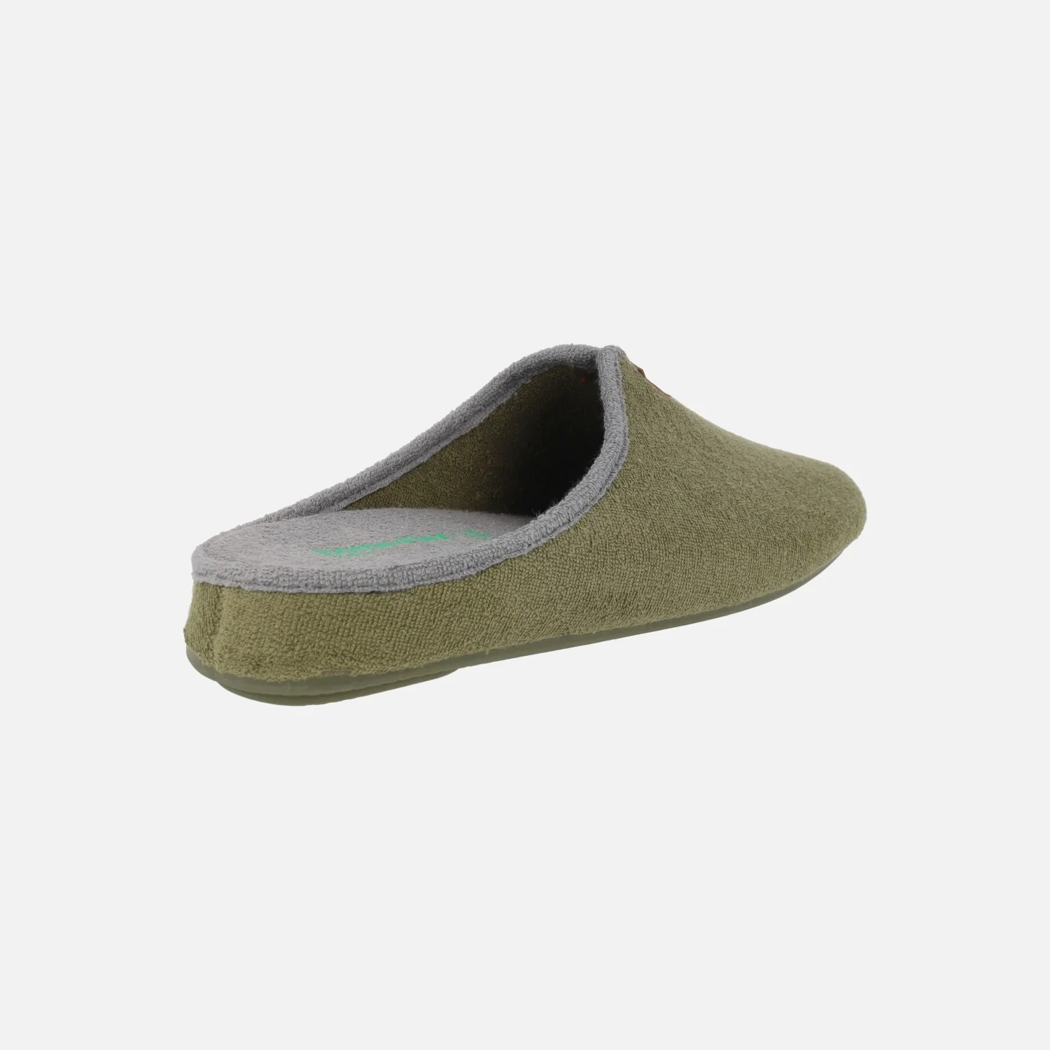 Zapatillas de casa abiertas para hombre en tejido toalla - Image 4