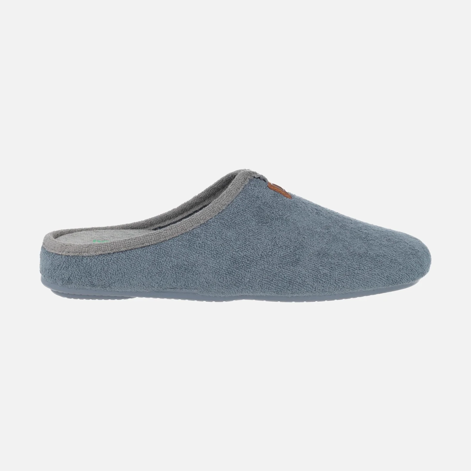 Zapatillas de casa abiertas para hombre en tejido toalla - Image 7