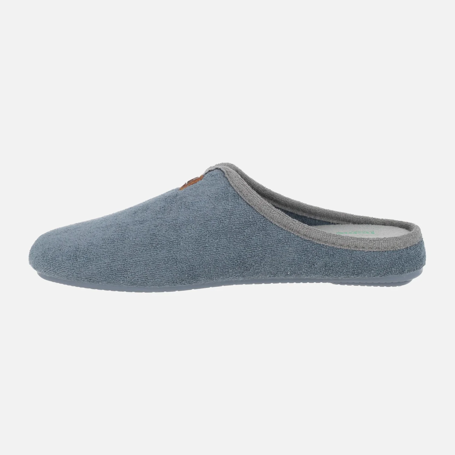 Zapatillas de casa abiertas para hombre en tejido toalla - Image 9