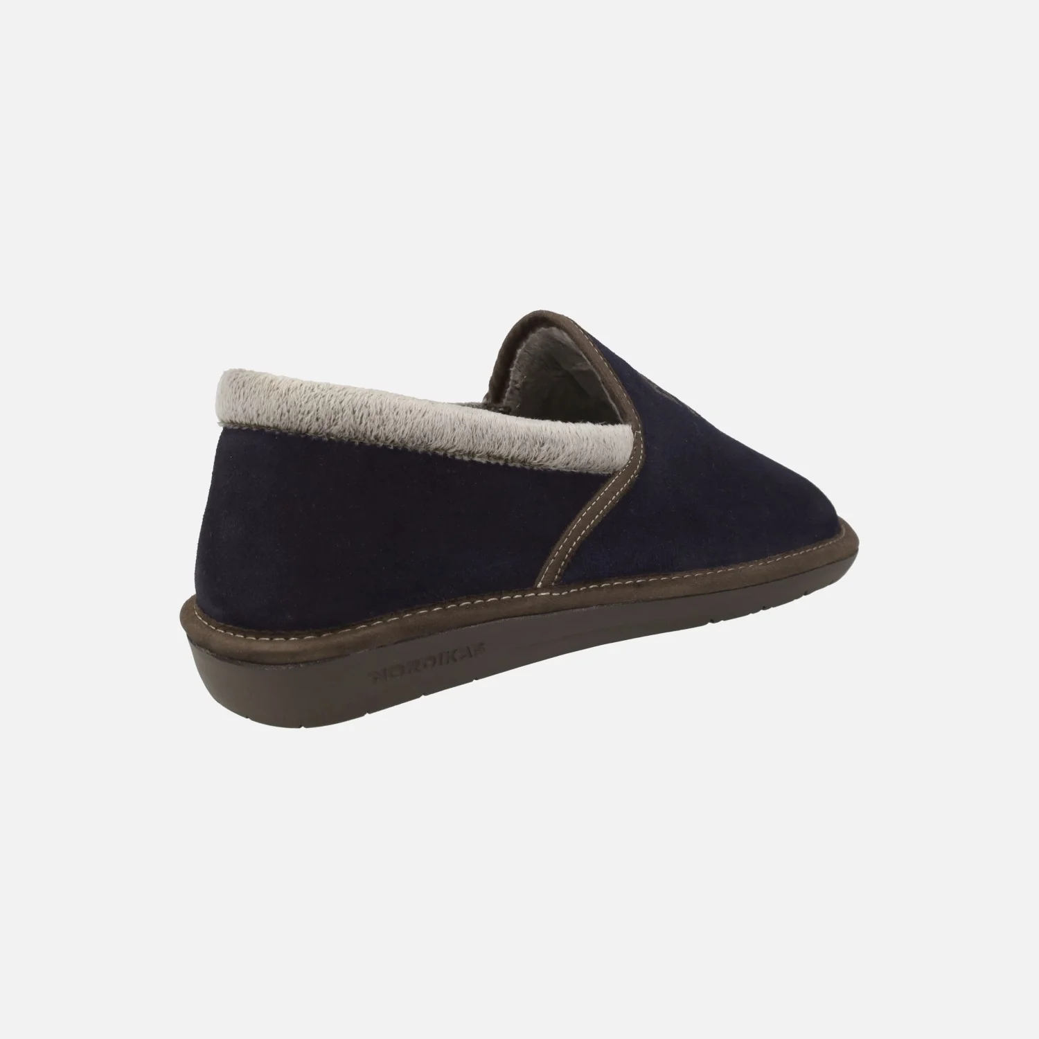 Zapatillas de casa cerradas para hombre en piel serraje - Image 10