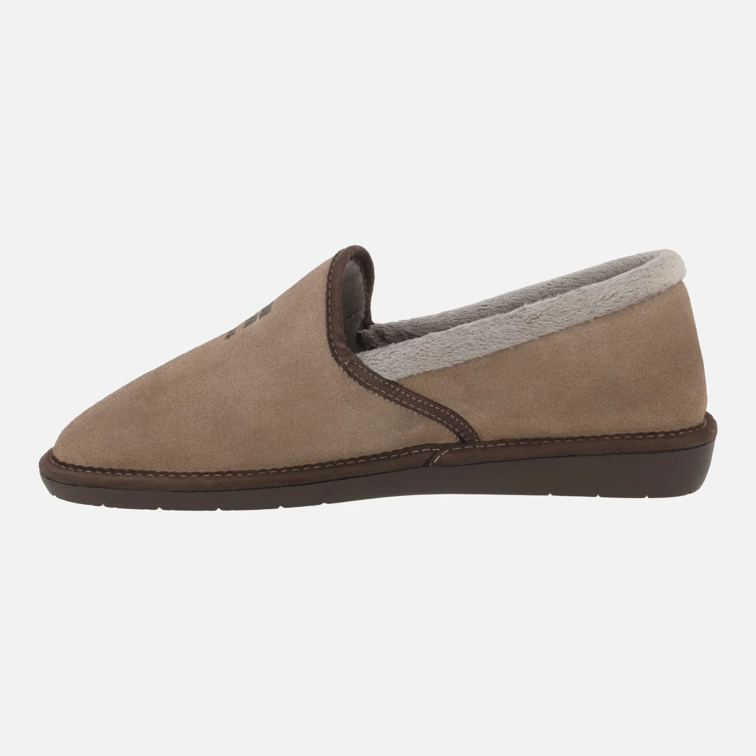 Zapatillas de casa cerradas para hombre en piel serraje - Image 3