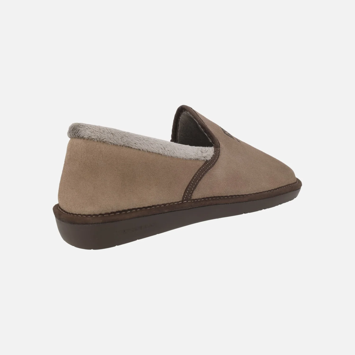 Zapatillas de casa cerradas para hombre en piel serraje - Image 4