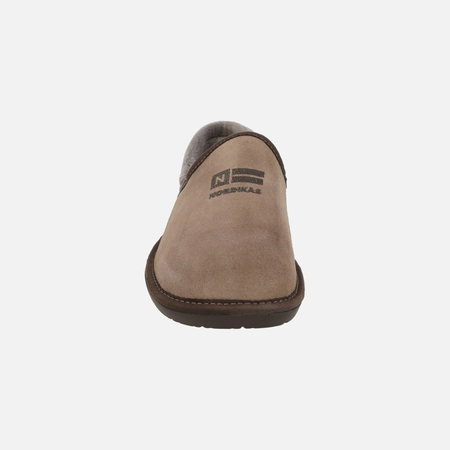 Zapatillas de casa cerradas para hombre en piel serraje - Image 5
