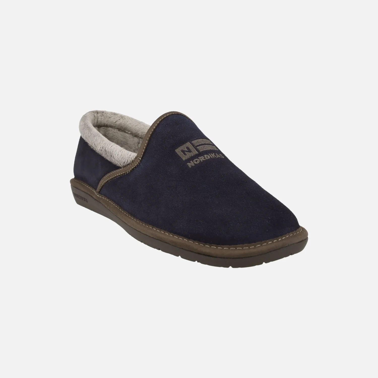 Zapatillas de casa cerradas para hombre en piel serraje - Image 8