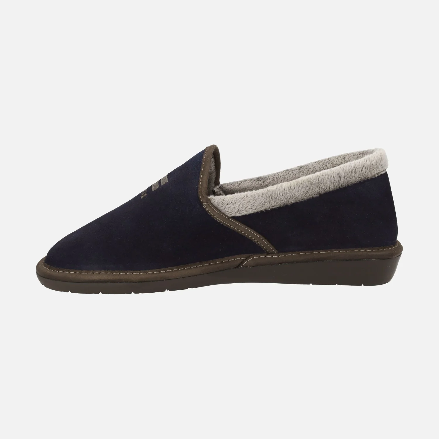 Zapatillas de casa cerradas para hombre en piel serraje - Image 9