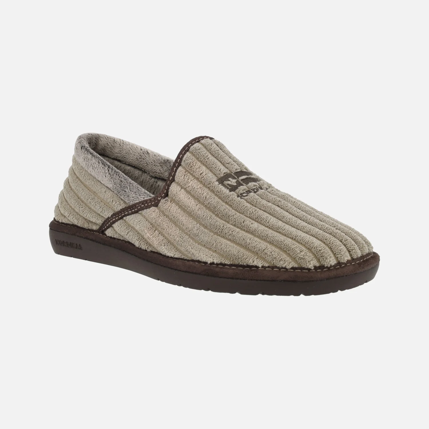 Zapatillas de casa cerradas para hombre en tejido de pana suave Boston - Image 2