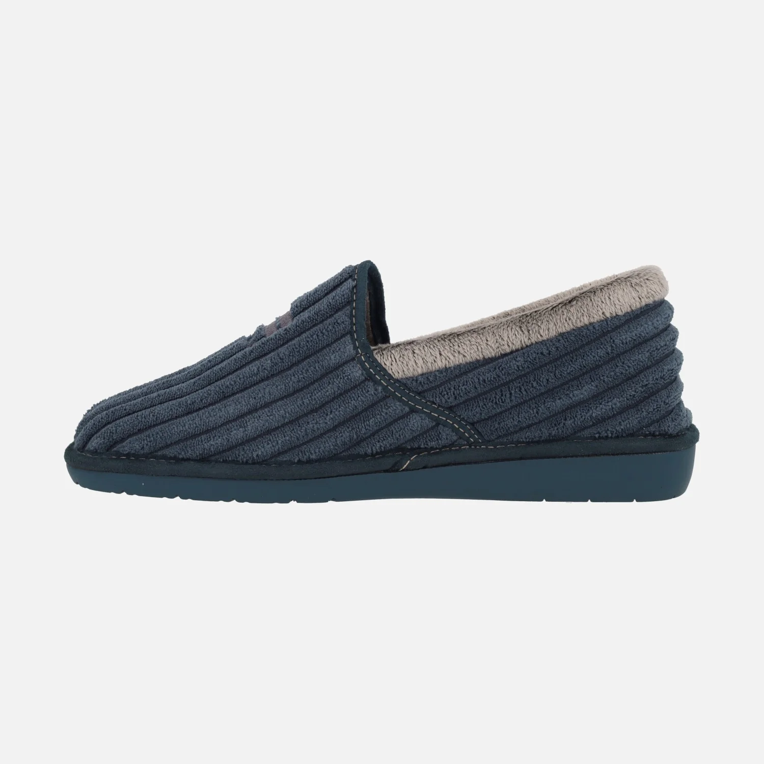 Zapatillas de casa cerradas para hombre en tejido de pana suave Boston - Image 8