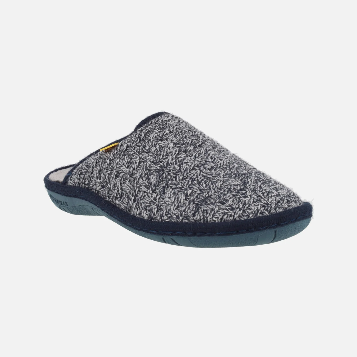 Zapatillas de casa descalzas para hombre en lana Baqueira marino - Image 2