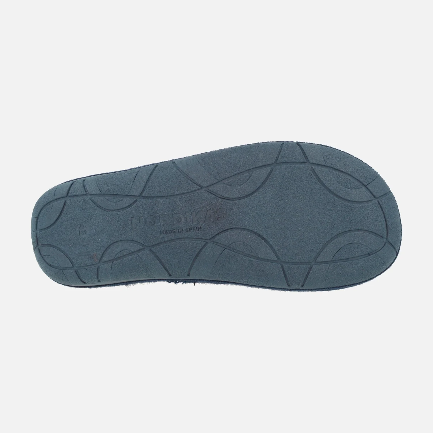 Zapatillas de casa descalzas para hombre en tejido a cuadros Denim - Image 6