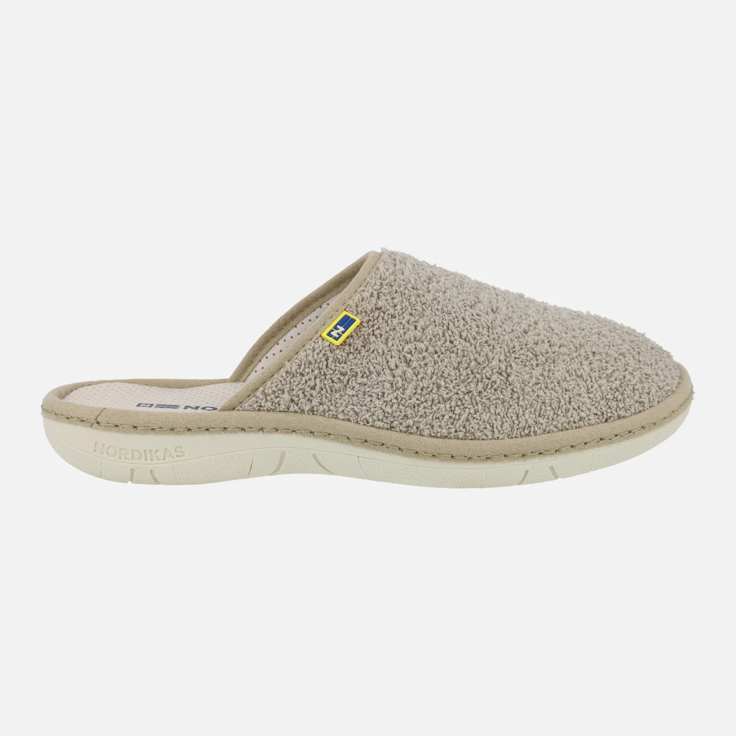 Zapatillas de casa descalzas para hombre en tejido rizo