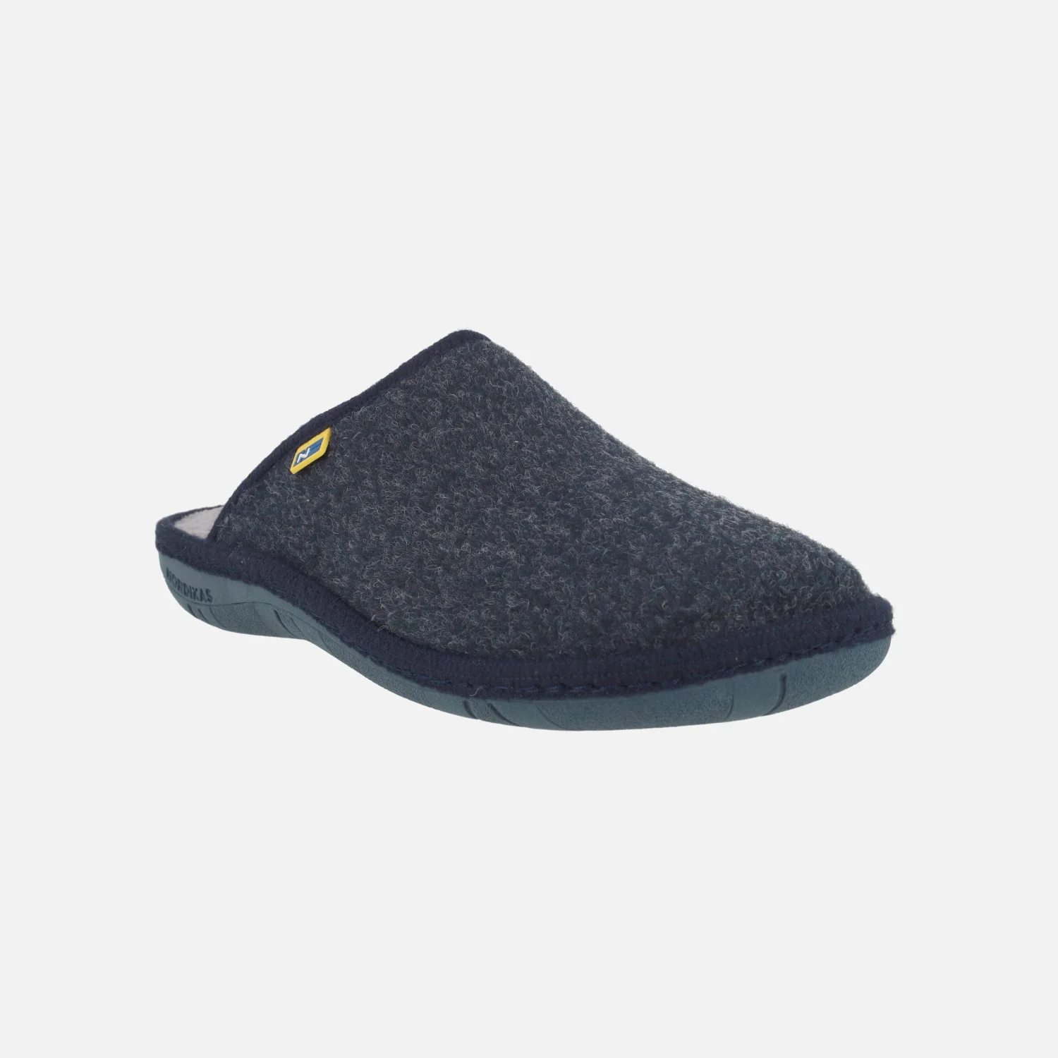 Zapatillas de casa descalzas para hombre en tejido Tirol marino - Image 2