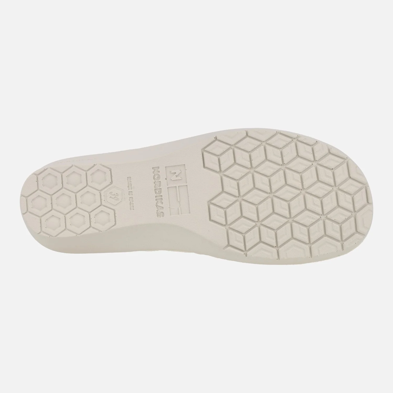 Zapatillas de casa descalzas para mujer en toalla beige - Image 6