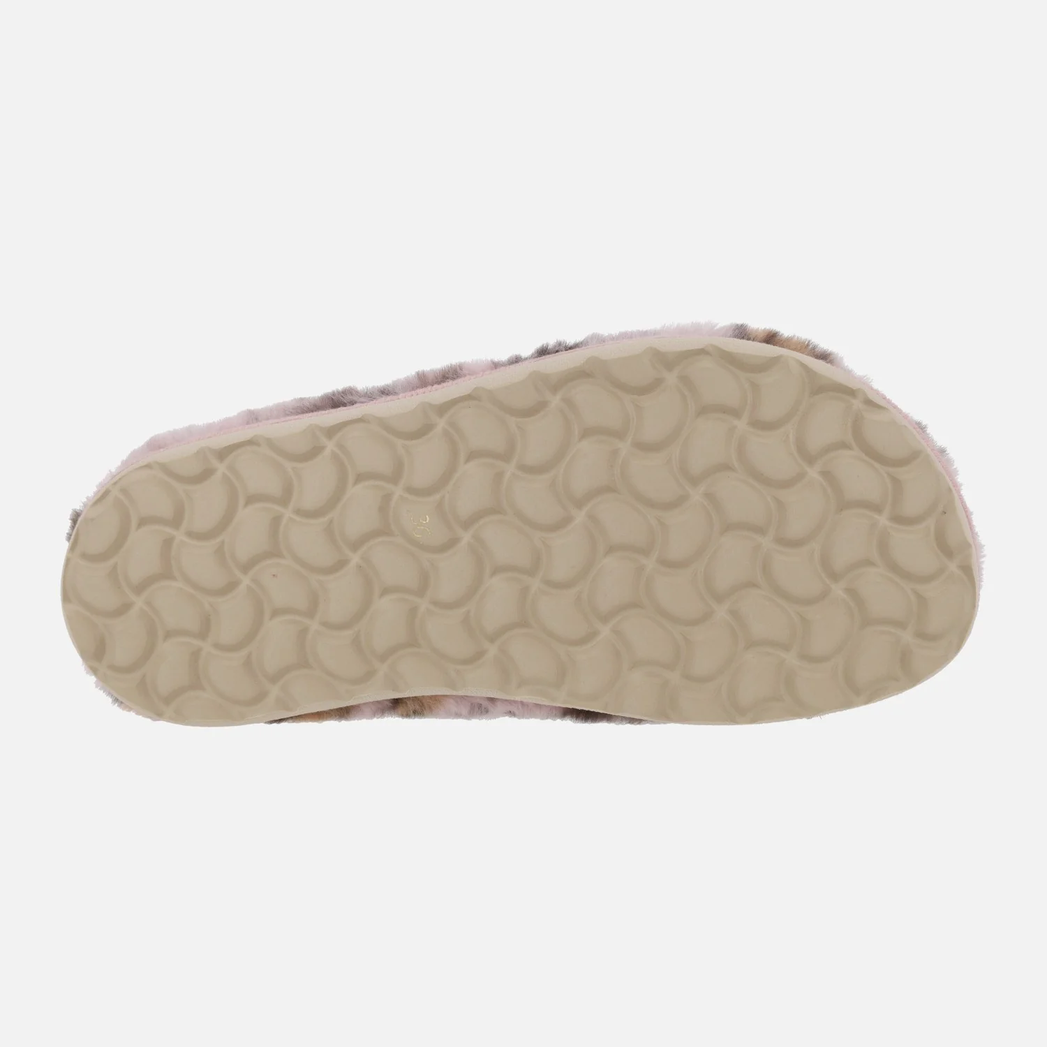 Zapatillas de casa para mujer en pelo leopardo rosa - Image 6