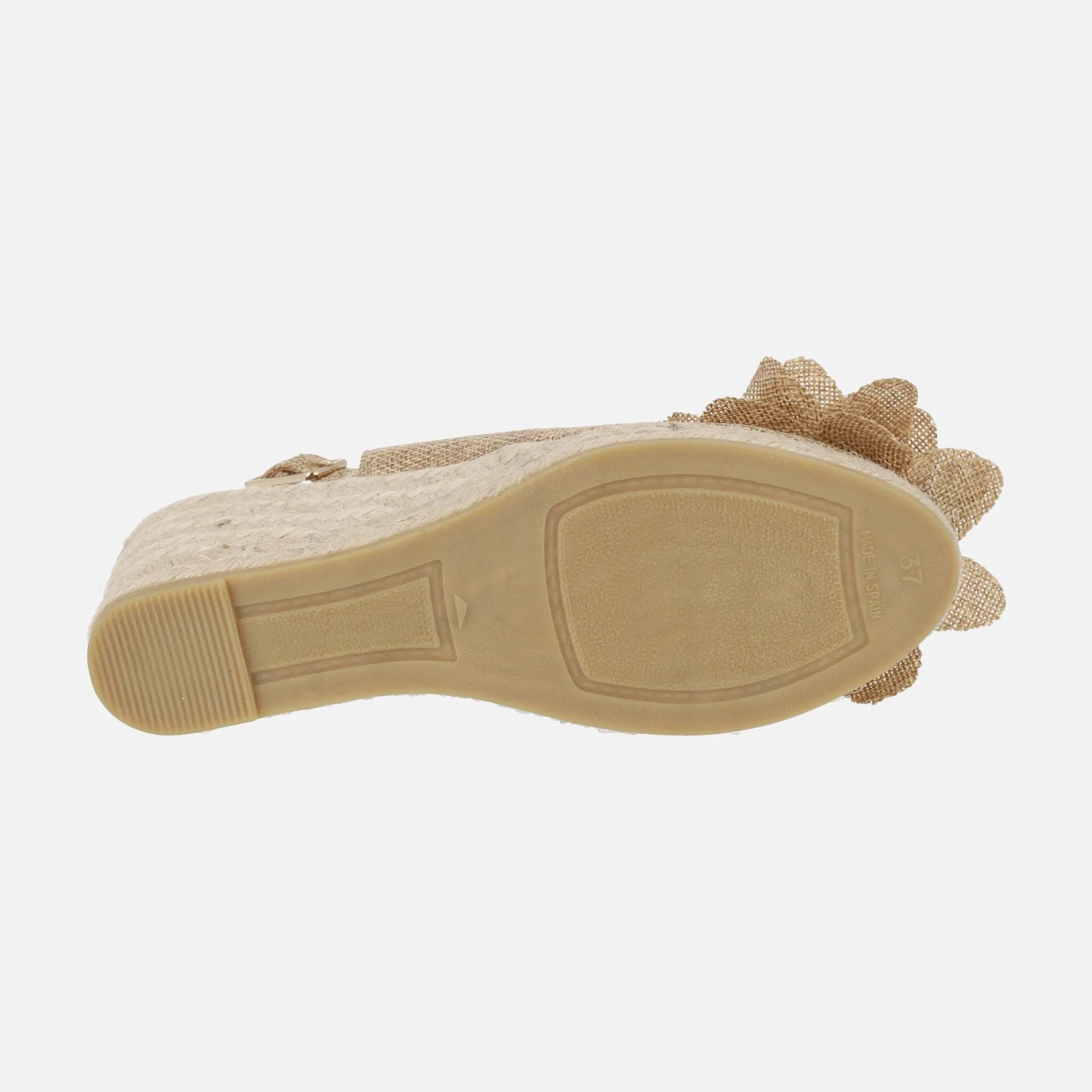 Zapatillas de esparto abiertas de puntera con adorno de flor - Image 6