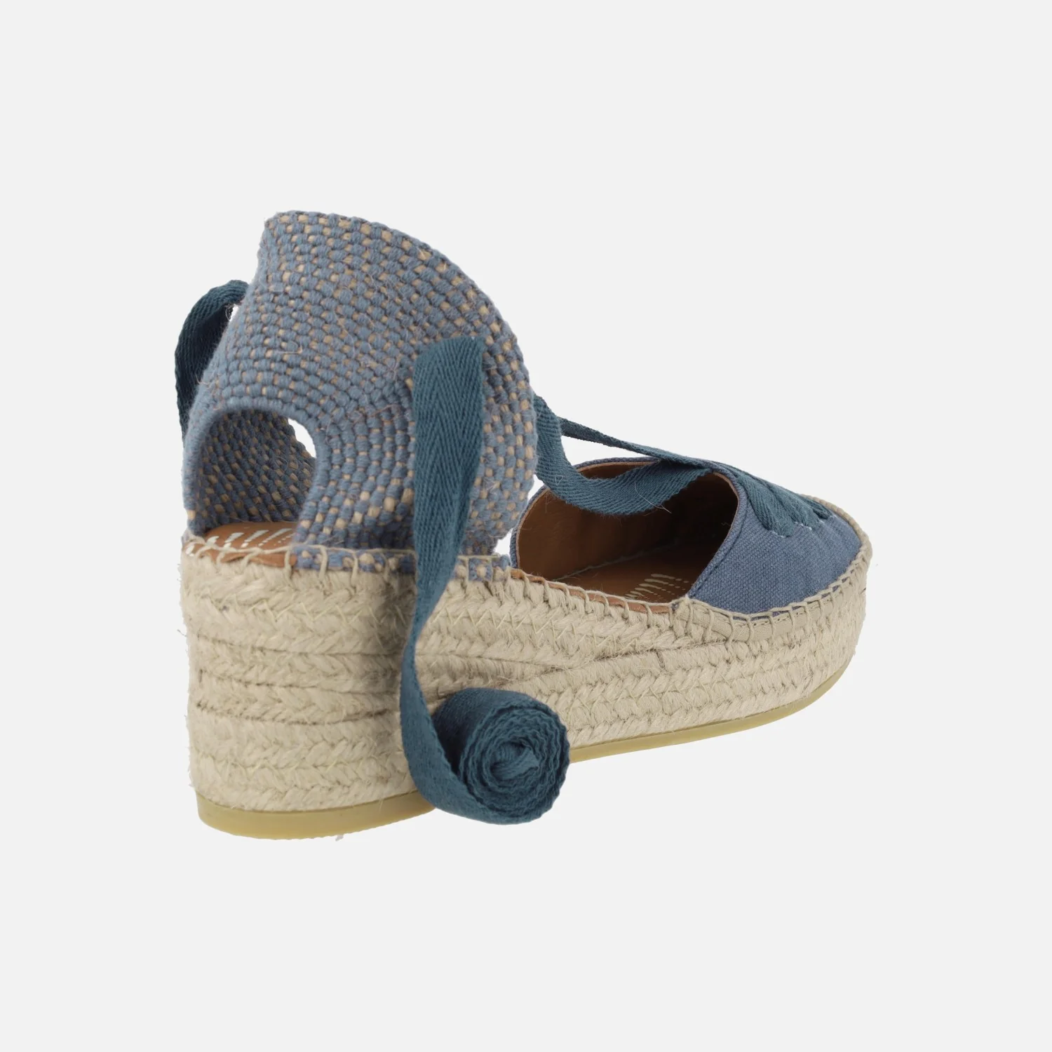 Zapatillas de esparto con cintas y cuña Yuteflex - Image 10