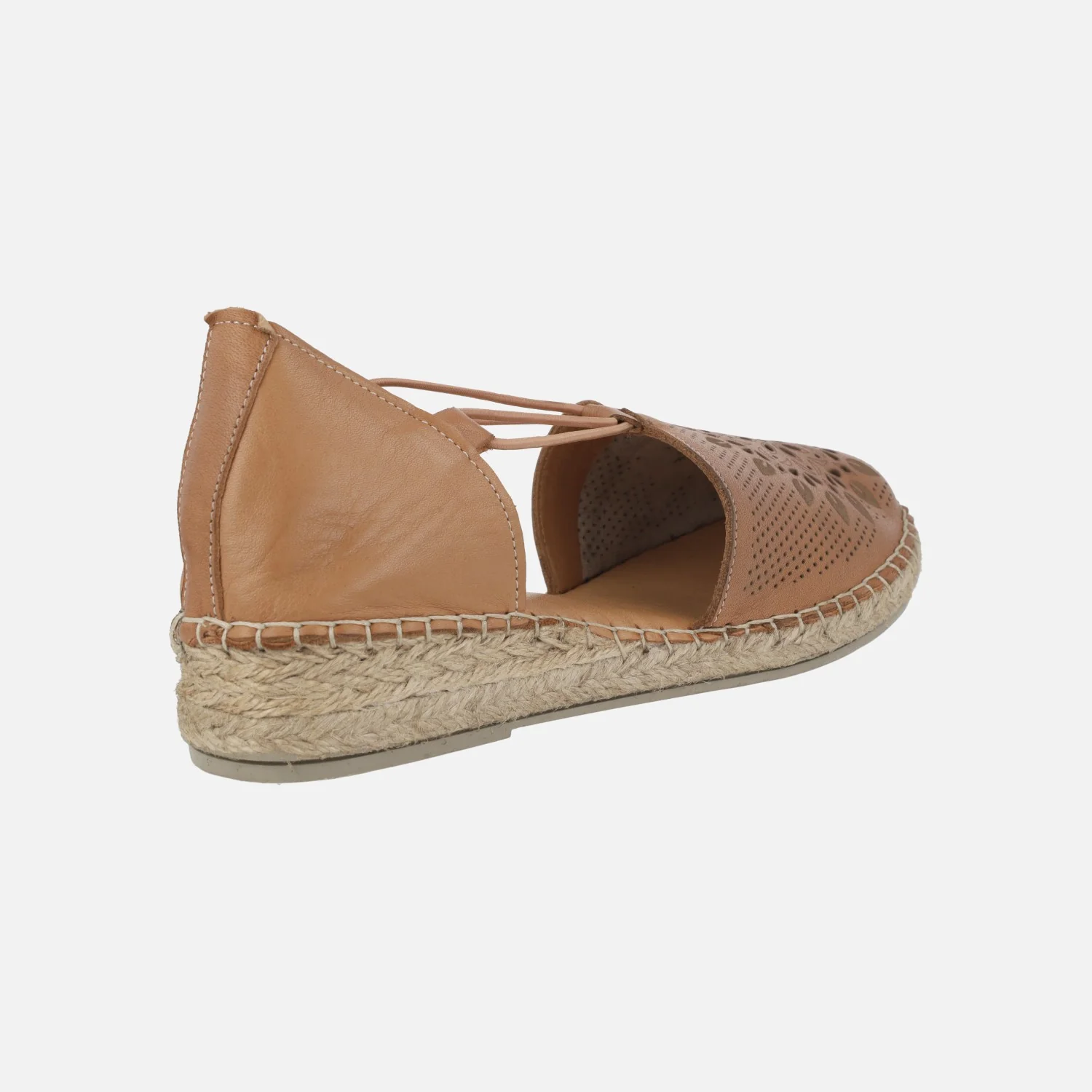 Zapatillas de esparto con dibujos troquelados en la pala y elásticos - Image 10