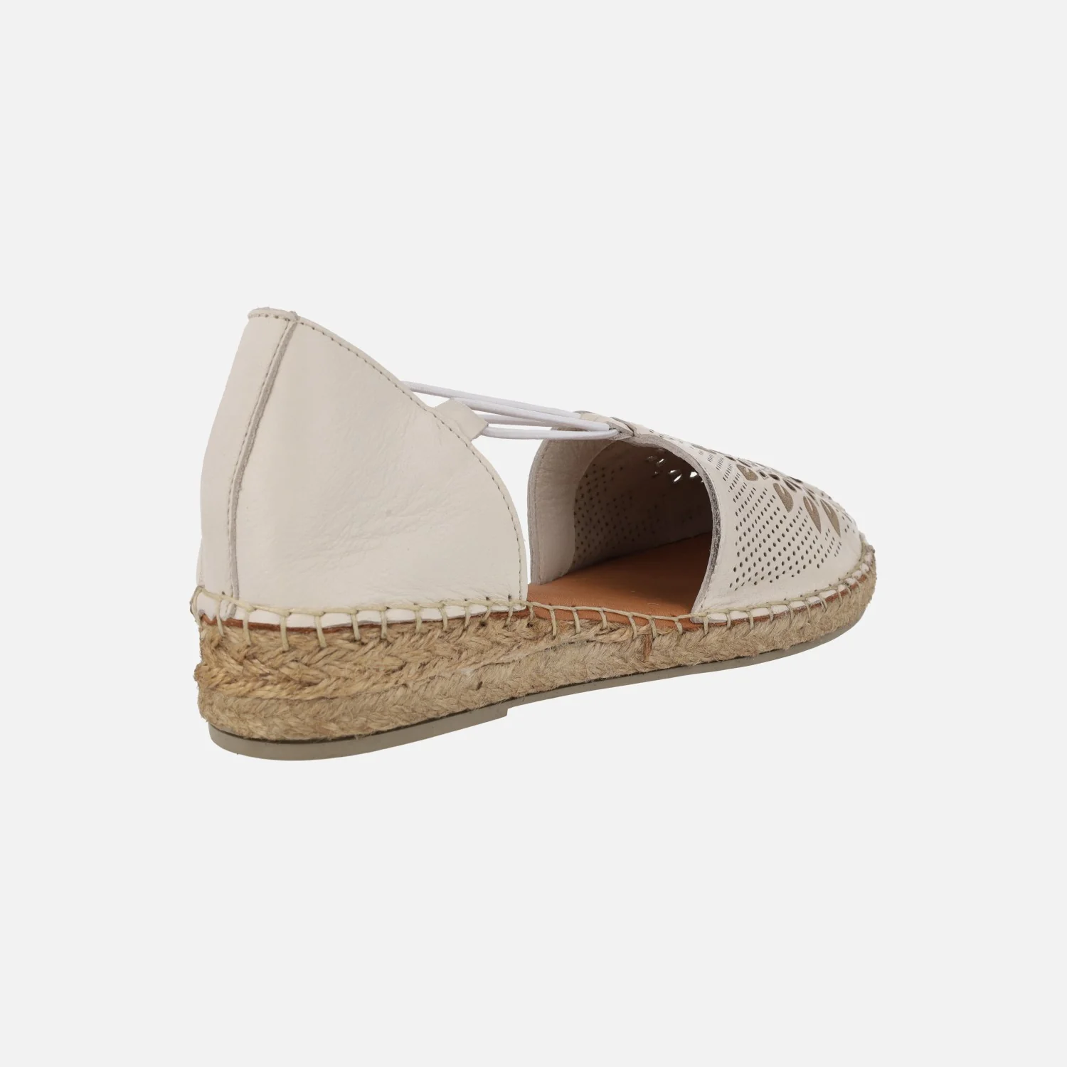 Zapatillas de esparto con dibujos troquelados en la pala y elásticos - Image 5