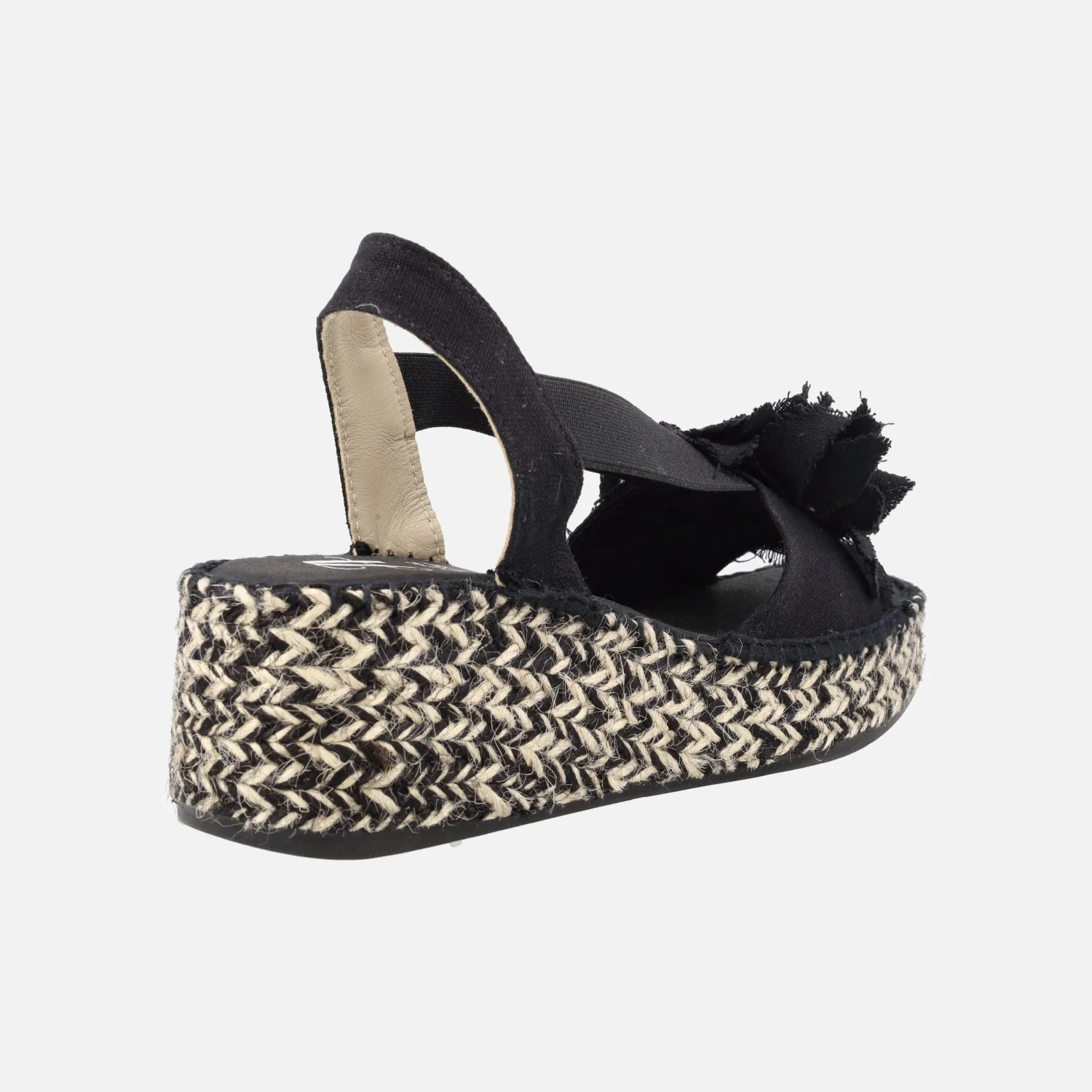 Zapatillas de esparto con plataforma y adorno de flor - Image 9
