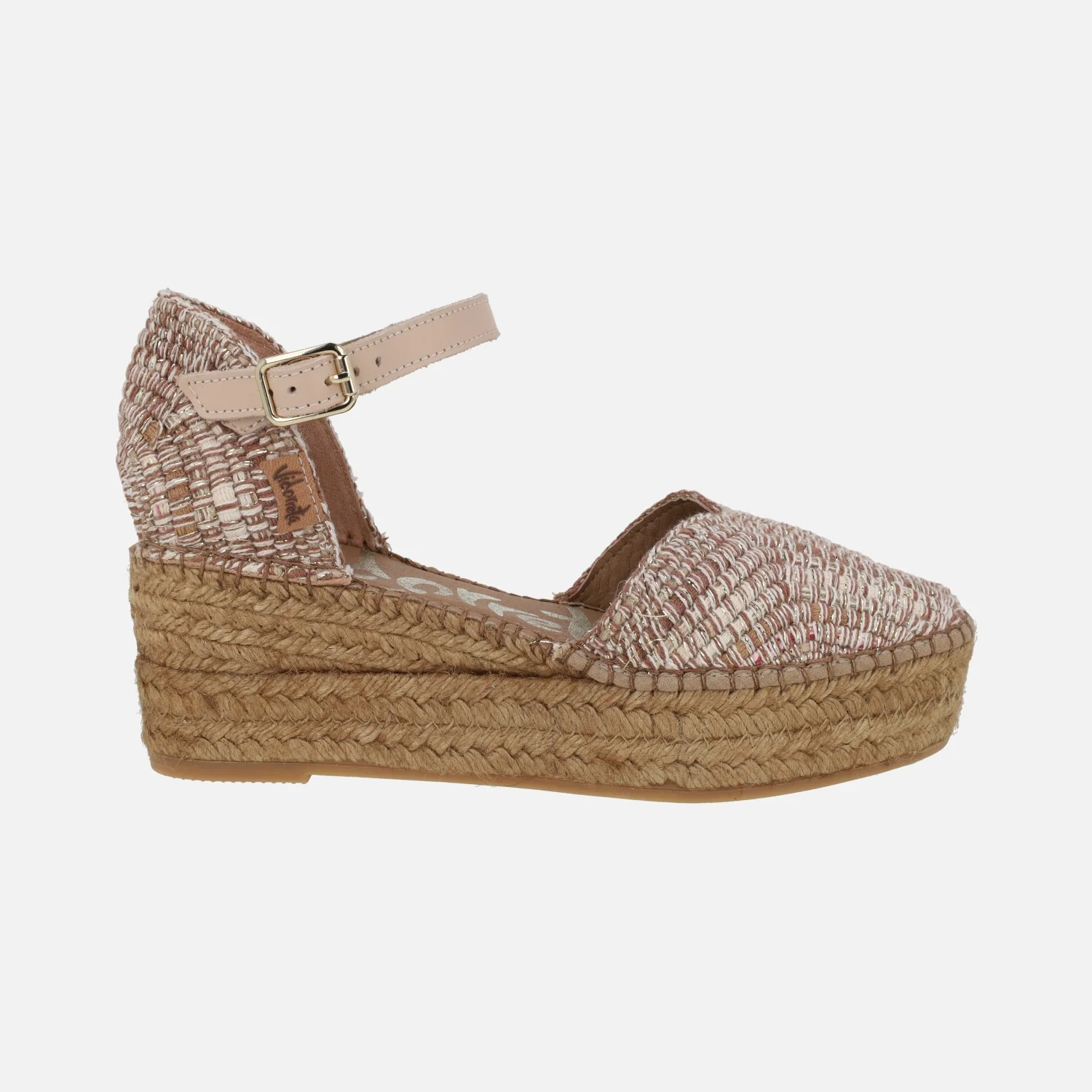 Zapatillas de esparto con pulsera al tobillo en tejido Hermes - Image 7