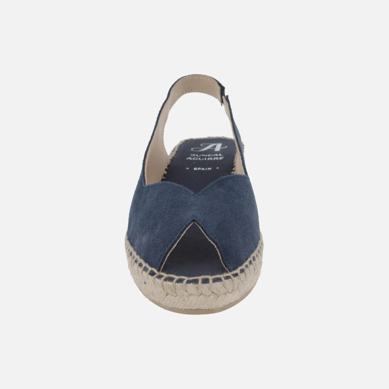 Zapatillas de esparto en serraje abiertas de puntera - Image 11