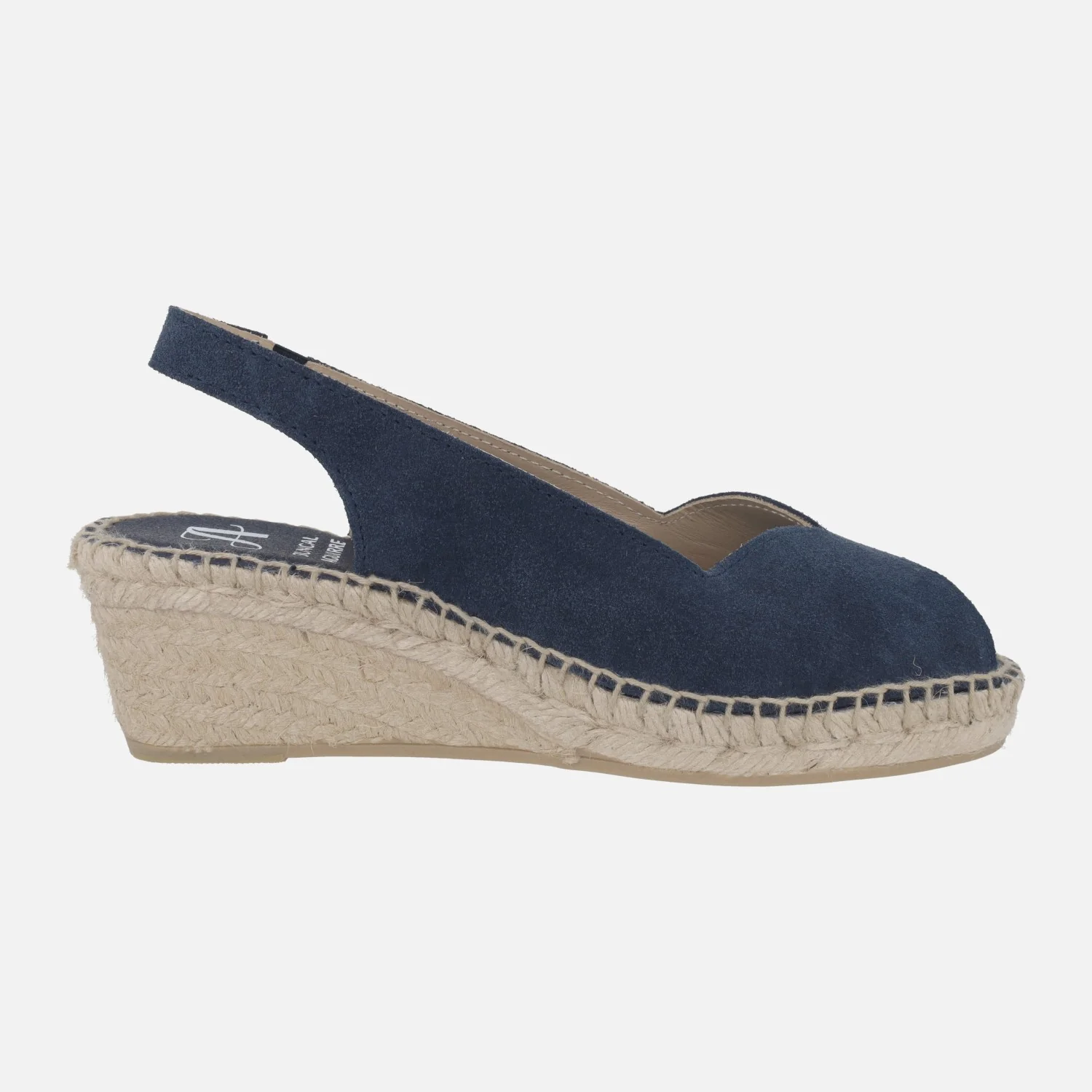 Zapatillas de esparto en serraje abiertas de puntera - Image 2