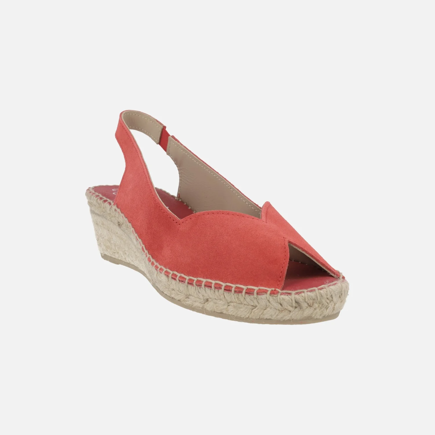 Zapatillas de esparto en serraje abiertas de puntera - Image 3