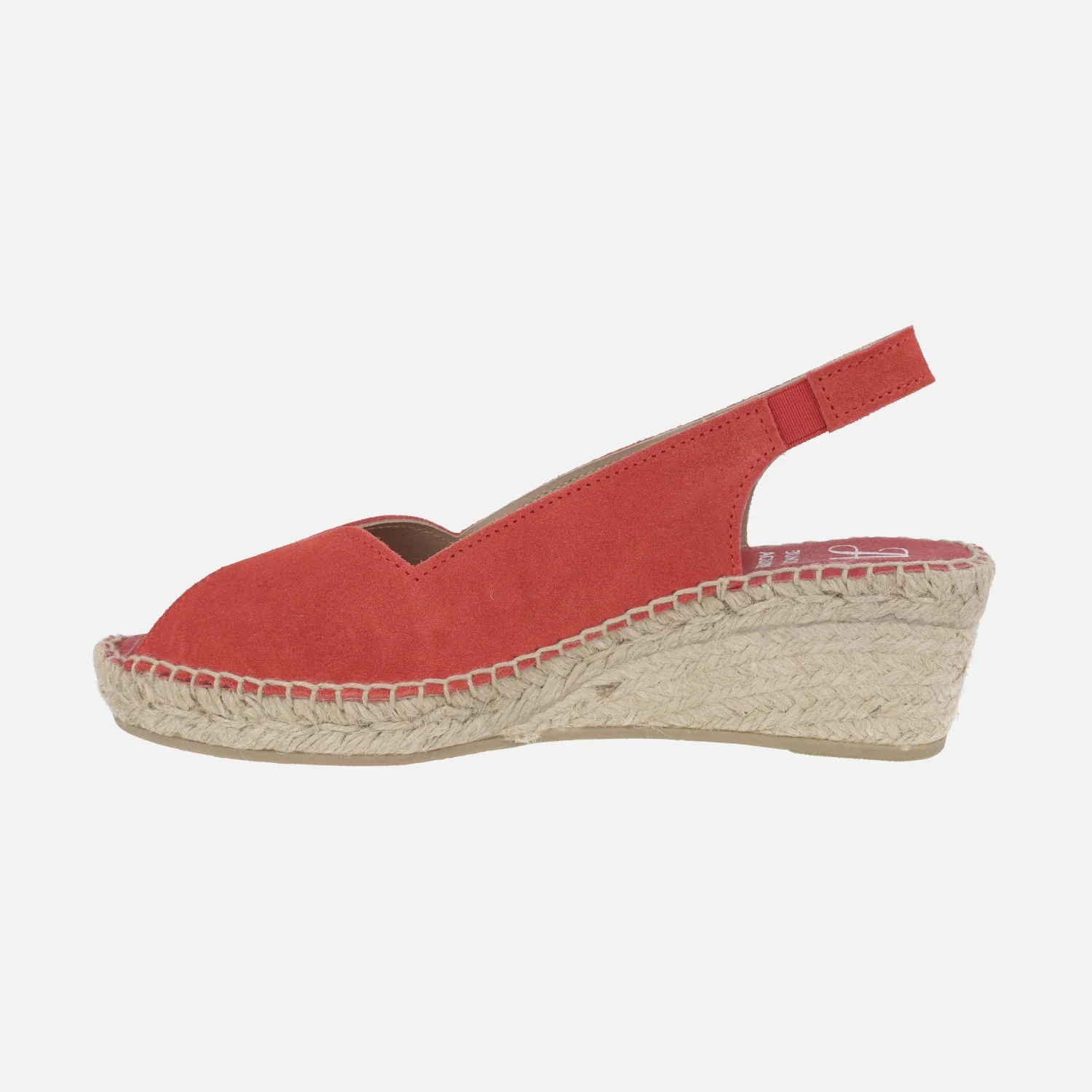 Zapatillas de esparto en serraje abiertas de puntera - Image 4