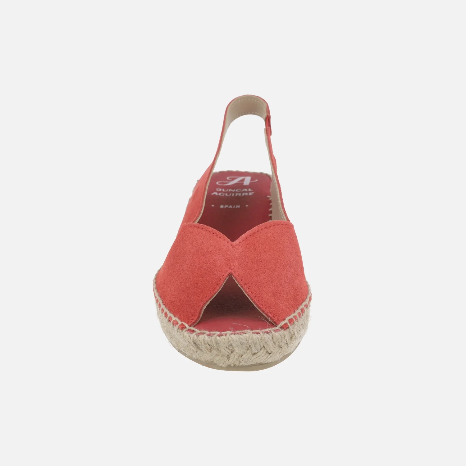 Zapatillas de esparto en serraje abiertas de puntera - Image 6